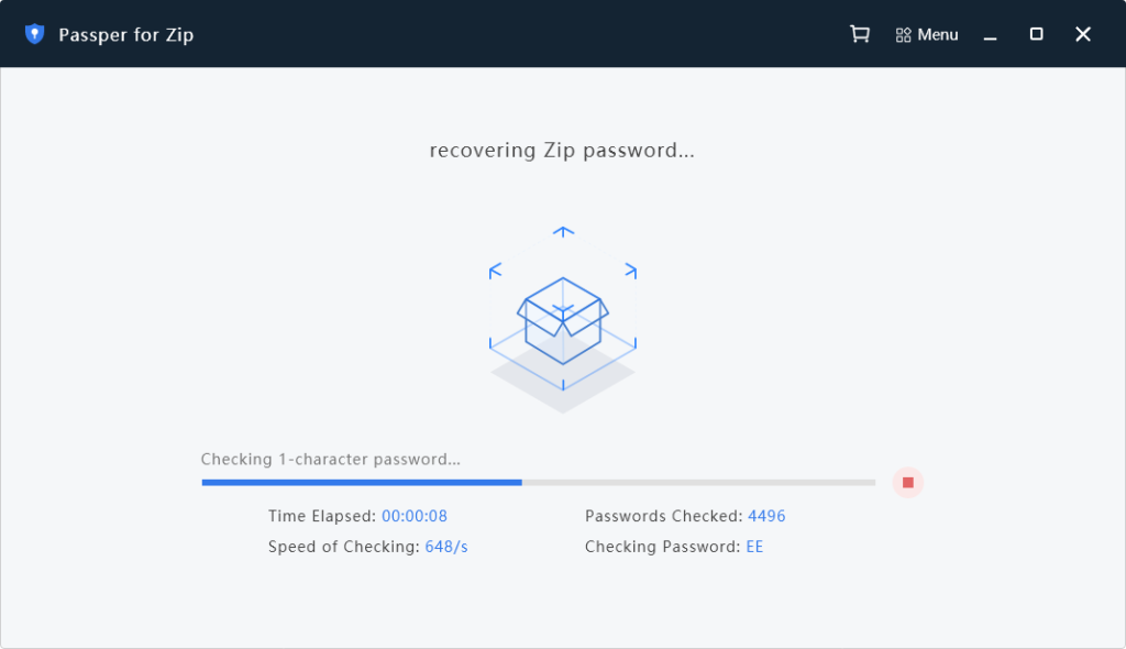 Восстановление пароля ZIP в Интернете