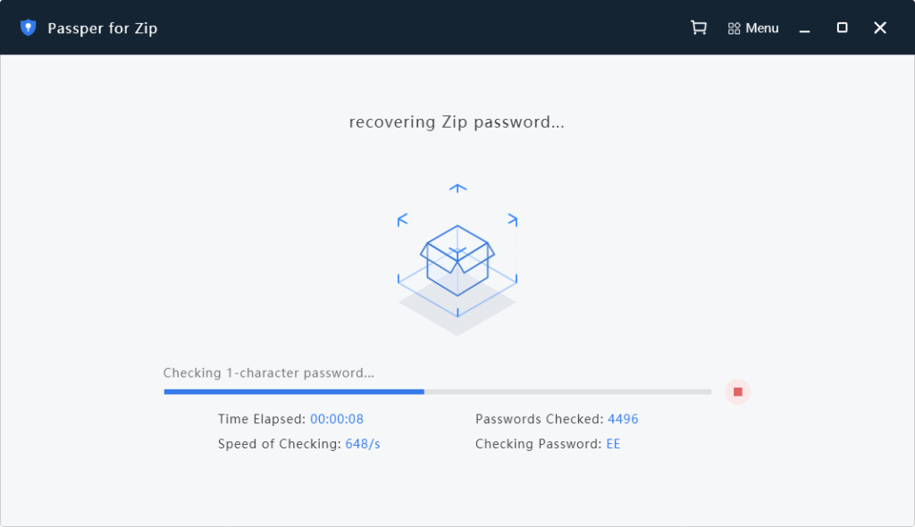 Récupération de mot de passe ZIP en ligne